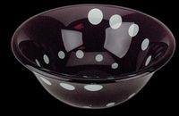Vessel Sinks, Helix Black/White Glass, Barrel Shaped Vessel Sink