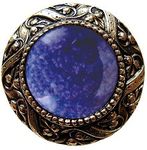 Victorian Jewel / Blue Sodalight, Brite Brass