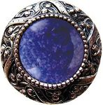 Victorian Jewel / Blue Sodalight, Brite nickel