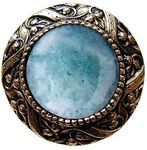 Victorian Jewel / Green Adventurine, Brite Brass