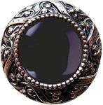 Victorian Jewel / Onyx, Brite Nickel