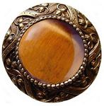 Victorian Jewel / Tiger Eye, Antique Brass