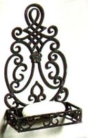 Victorian Weathered Wrought Iron Soap Dish