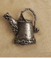 Watering Can Cabinet Knob/Pull (Facing Left) In Pewter
