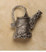 Watering Can Cabinet Knob/Pull (Facing Right) In Pewter