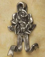 Western Hooks, Rose Pewter Hook