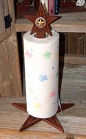 Western Star Paper Towel Holder w/Concho