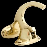 Window Locks Bright Solid Brass, Spring Loaded Window Lock