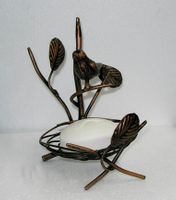 Wrought Iron, Cast Bird Soap Dish