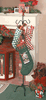 Wrought Iron Stocking Holder / Coat Rack