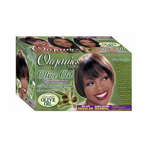 Africa's Best Originals Olive Oil Conditioning Relaxer System Kit - Regular
