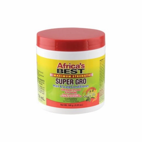 Africa's Best Super Gro Maximum Strength Hair & Scalp Conditioner 5.25oz