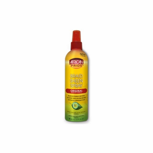 African Pride Braid Sheen Spray 12oz