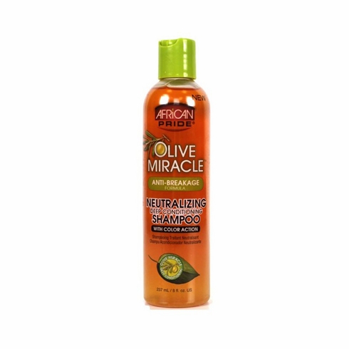 African Pride Olive Miracle Neutralizing Shampoo 8oz