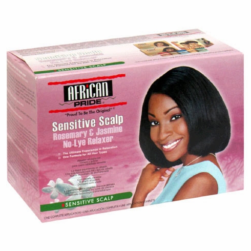 African Pride Sensitive Scalp No-Lye Relaxer System Kit