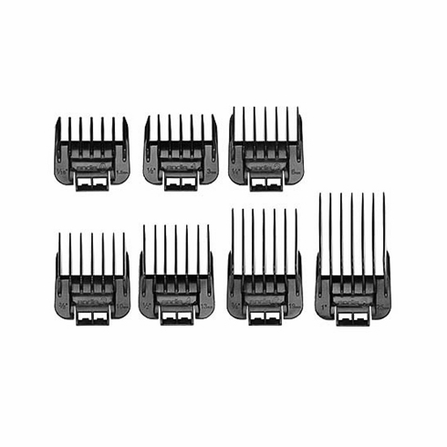 Andis Clipper Attach Comb 7pcs Set #01380 (for MBA, ML, SM)