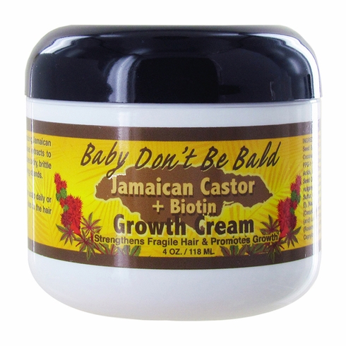 Baby Don't Be Bald Growth Cream Jamaican Castor + Biotin 4oz