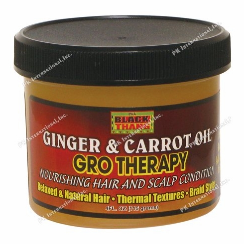 Black Thang Ginger & Carrot Oil Gro Therapy 4oz