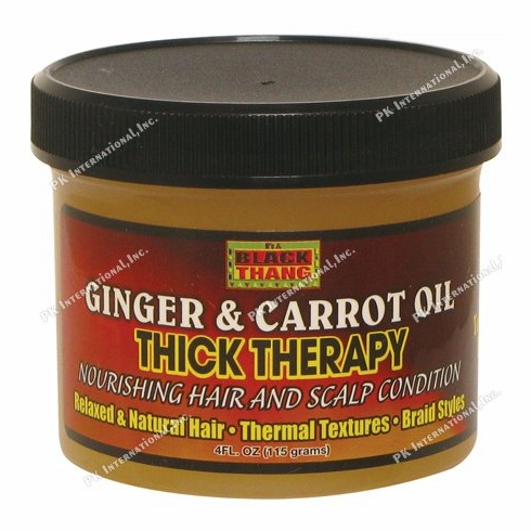 Black Thang Ginger & Carrot Oil Thick Therapy 4oz