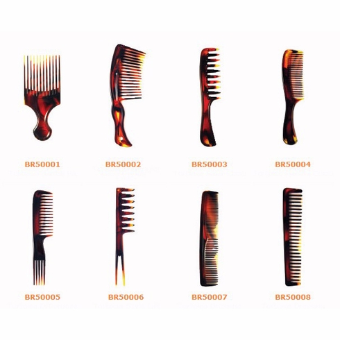 Brittny Tortoise Collection Comb 12/pk (#50001-8)