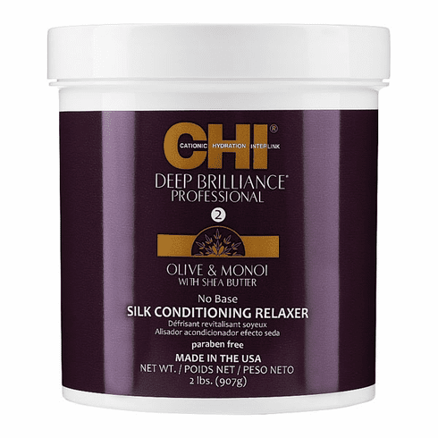CHI Deep Brilliance Olive Monoi Silk Conditining Relaxer 2lbs