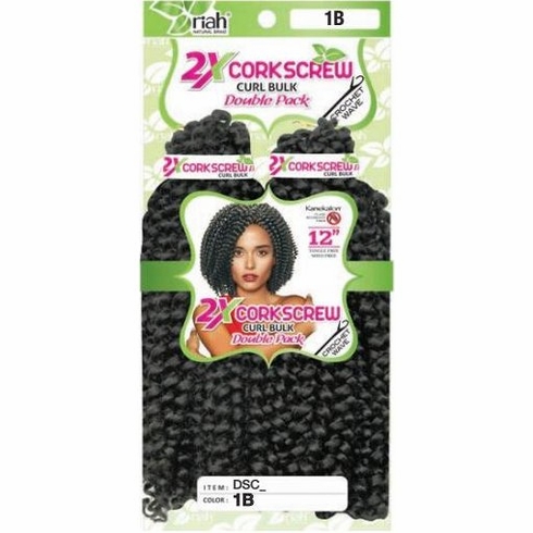 Corkscrew Curl Bulk 12" Double Pack