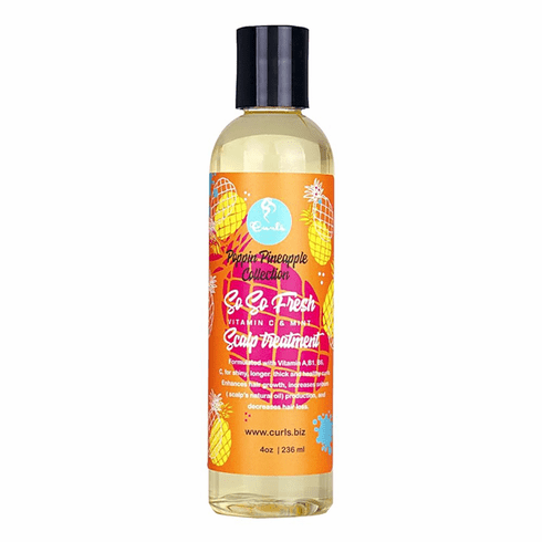 Curls Poppin Pineapple So So Fresh Scalp Treament 4oz