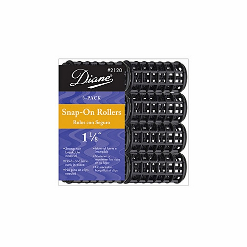 Diane Snap-on Rollers Black (#2117)