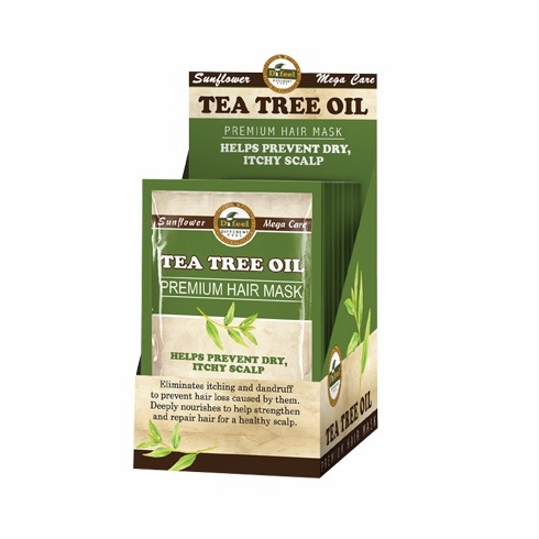 Difeel Sunflower Mega Care Premium Hair Mask Tea Tree 1.75oz (12pack)