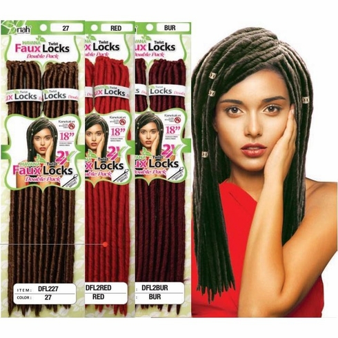 Faux Locks 18" Double Pack