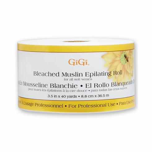 GiGi Bleached Muslin Epilating Roll (3.5" X 40yards)