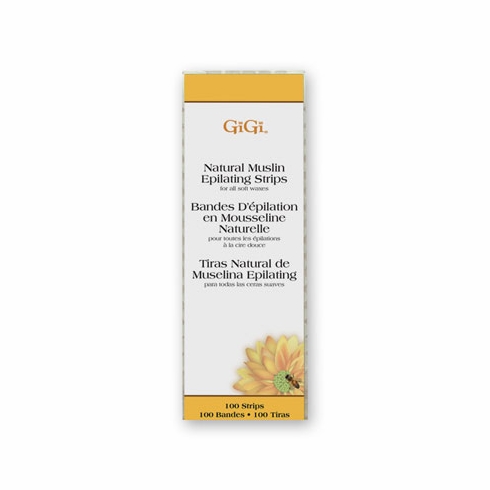 GiGi Natural Muslin Epilating Strips Small 100 strips