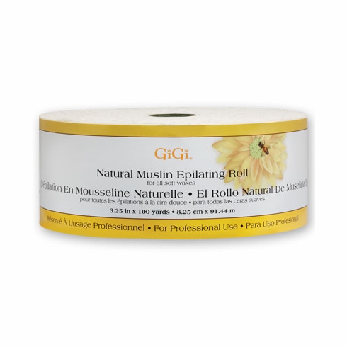 GiGi Natural Muslin Epilation Roll (3.25" x 100yards)