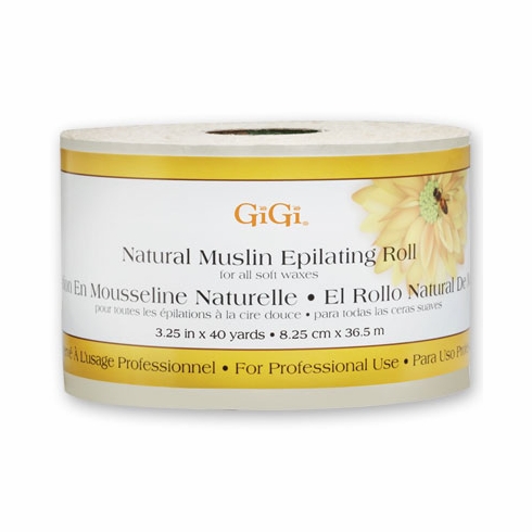 GiGi Natural Muslin Epilation Roll (3.25" X 40yards)