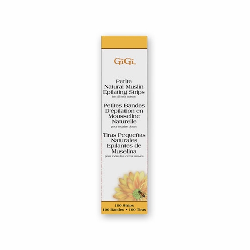GiGi Petite Natural Muslin Strips (100 strips)