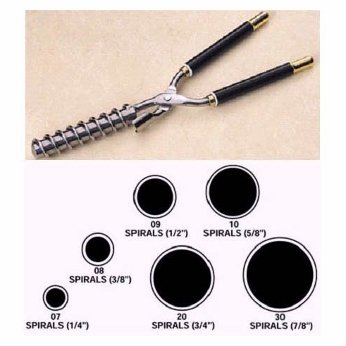 Golden Supreme Spirals Iron