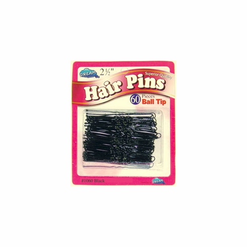 Hair Pins Ball Tip 2 1/2" 60ct (DRE1060)