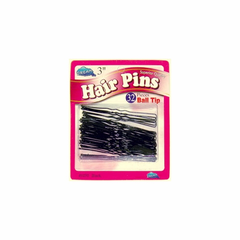 Hair Pins Ball Tip 3" 32ct (DRE1070)