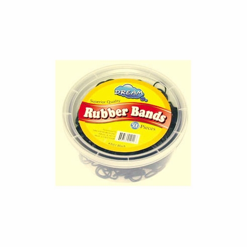 Hair Rubber Bands 500ct Tub (DRE2011)