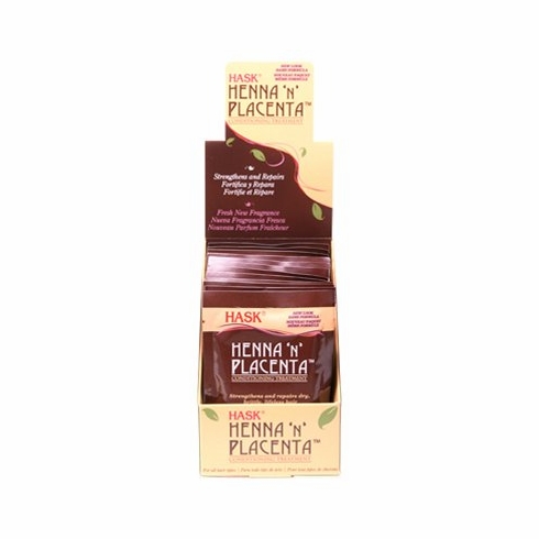 Hask Henna N Placenta Conditioning Treatment 2oz (12 packets)