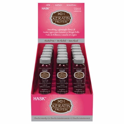 Hask Keratin Protein Smoothing Shine Treatment 5/8oz (18 ea)