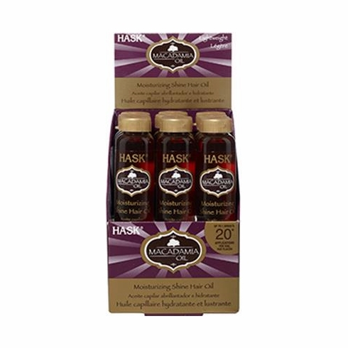 Hask Macadamia Oil Exotic Shine Treatment 5/8oz (12 ea)