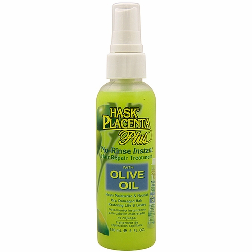 Hask Placenta Plus Olive Oil Leave-in Instant Treatment 5oz
