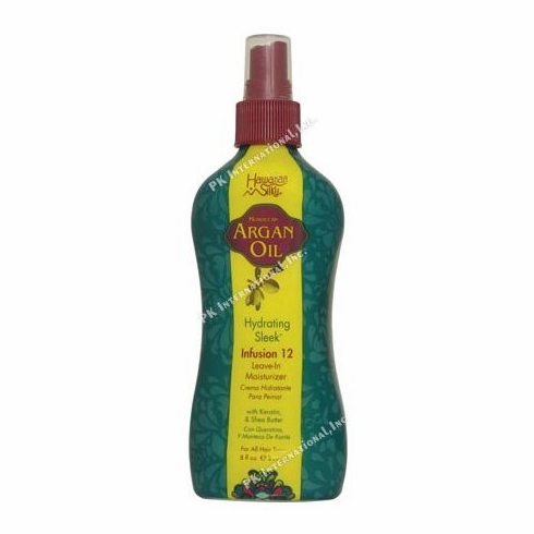 Hawaiian Silky Argan Oil Hydrating Sleek Infusion 12 Leave-in Moisturizer 8oz