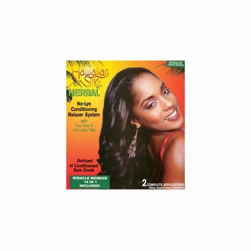 Hawaiian Silky Herbal No Lye Relaxer - 2 App Regular
