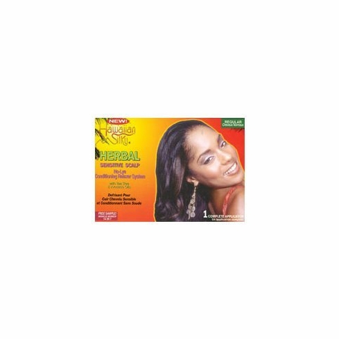 Hawaiian Silky Herbal No Lye Relaxer Kit Regular