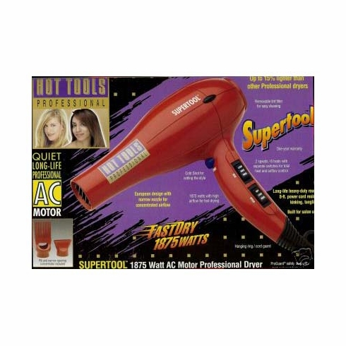 Hot Tools Supertool 1875W Anti-Static AC Motor Dryer #1029