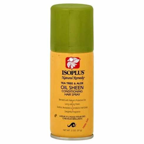 Isoplus Natural Remedy Oil Sheen Spray T-Tree & Aloe Oil 2oz