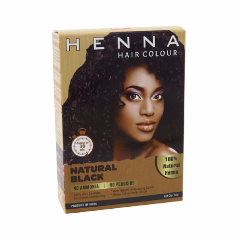 Jimy Henna Hair Color 100% Natural - Black