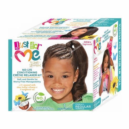 Just For Me No-Lye Conditioning Creme Relaxer Kit - Regular